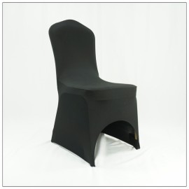 Housse lycra noire adaptée pour chaise de luxe